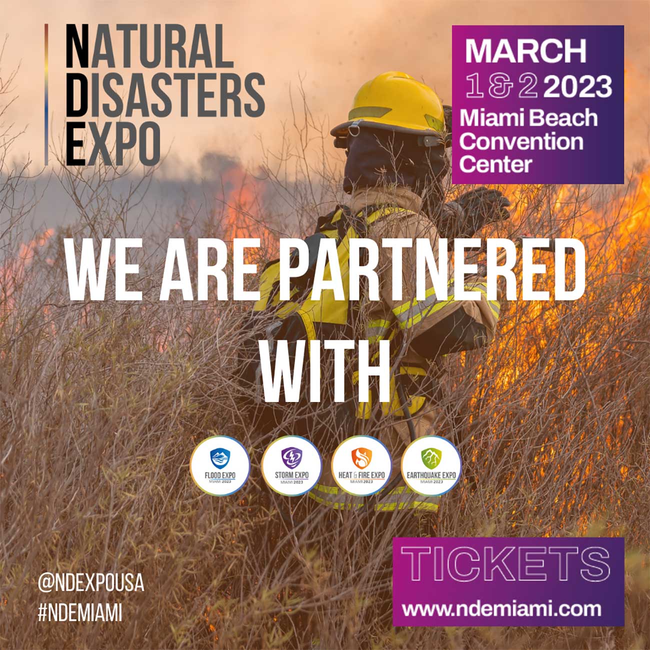 Natural Disasters Expo (NDE) Miami